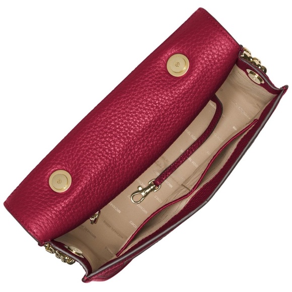 Michael Kors cooper satchel bag NWT cherry red or black - Picture 7 of 15